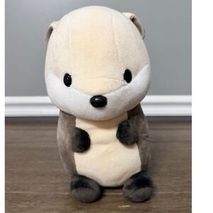 Bellzi Otter Plush Stuffed‎ Animal Tan Brown Sea Otter Collectible Toy